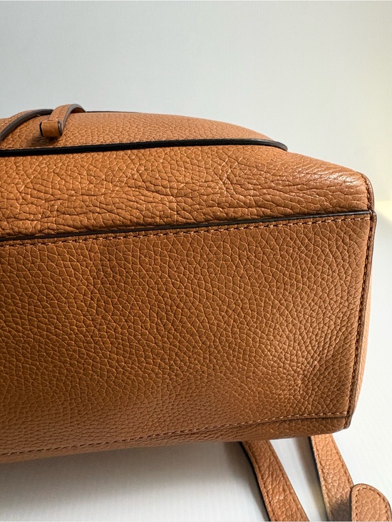 Tory Burch Bleker Cognac Pebbled Leather Backpack main image 7